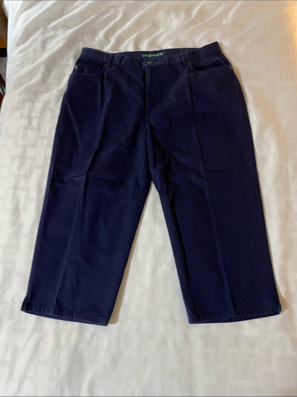 Lauren Ralph Lauren Dark Navy Capri Pants